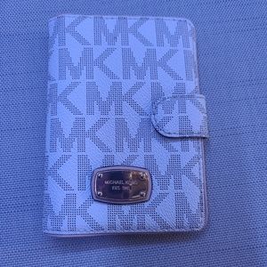 Beige Michael Kors Passport Case